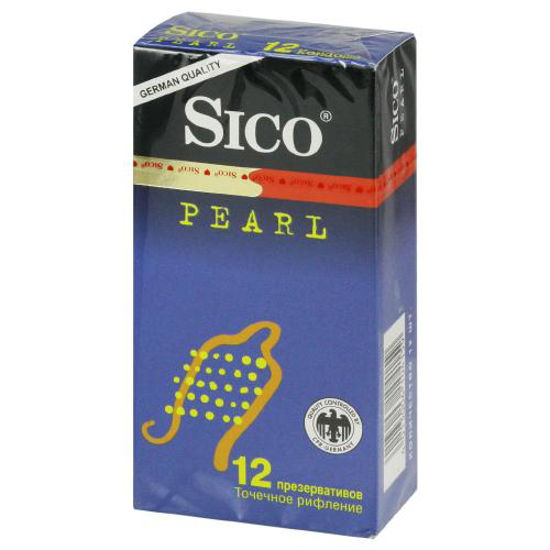 Презервативы латексные Sico pearl точечное рифление №12